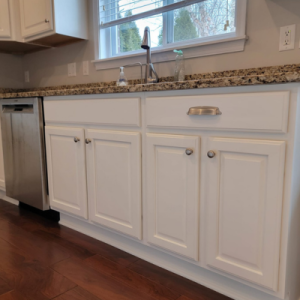 After &ndash; Close Up &ndash; Sink and Lowers Near Window
