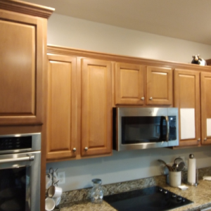 Before &ndash; Upper Cabinets Near Sink