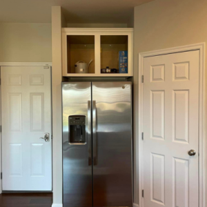 During &ndash; Uppers Above Fridge