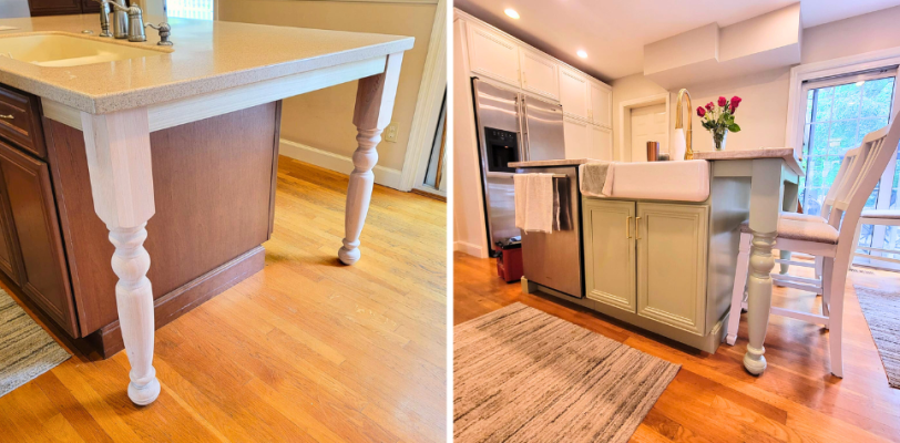 Custom Kitchen Cabinet Remodel - Before and After - Blue Ash OH
